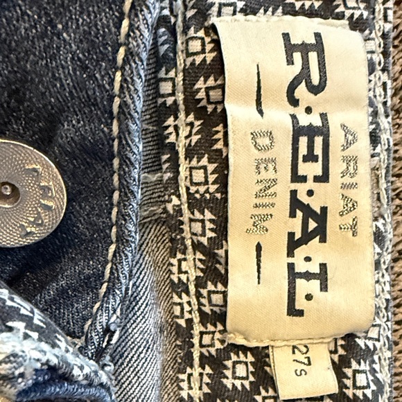 Ariat Women's High Rise Dark Blue Jeans - Picture 2 of 6